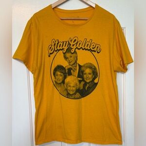 💅 Golden Girls Stay Golden Mustard Graphic Tee Size Large